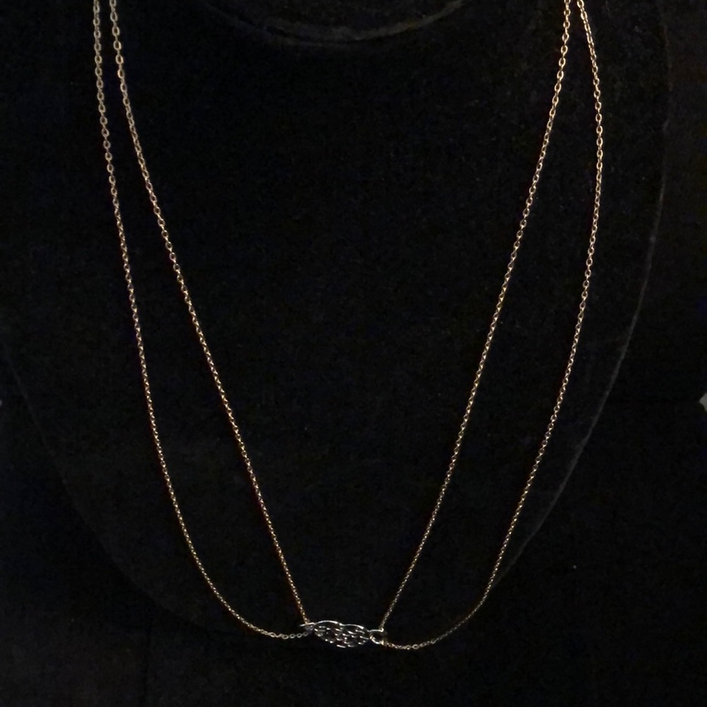 Merx Double Heart ❤️ Chain - Picture 3 of 4